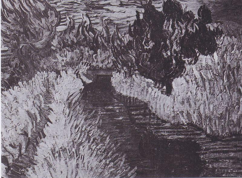 Vincent Van Gogh River landscape China oil painting art